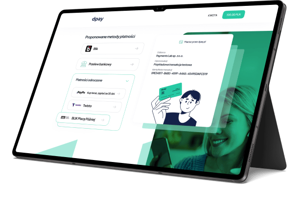 BLIK Pay Later on the dpay payment page